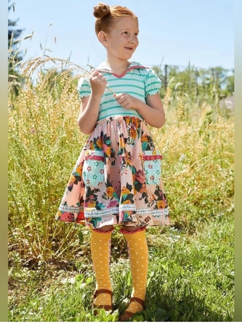 Sz2 Matilda Jane Wonderment Sing a Song Chrissy Dress - Picture 8 of 8